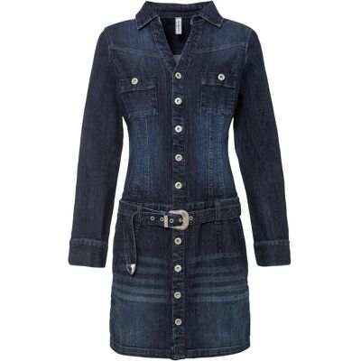 bonprix Jeansklänning med skärp bonprix Jeansklänning med skärp