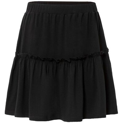 bonprix Jerseykjol med volang, i viskosmix bonprix Jerseykjol med volang, i viskosmix