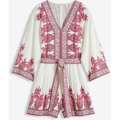 bonprix Playsuit med linneandel bonprix Playsuit med linneandel