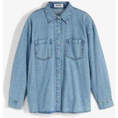 bonprix Jeansskjorta i oversizemodell bonprix Jeansskjorta i oversizemodell