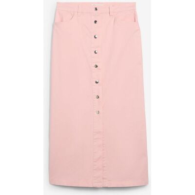 bonprix Midikjol av twill bonprix Midikjol av twill