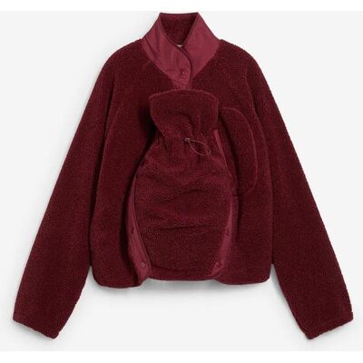 bonprix Mammajacka med babyficka, i teddyfleece bonprix Mammajacka med babyficka, i teddyfleece