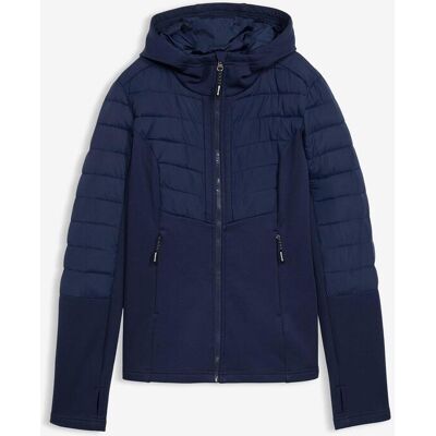 bonprix Vattenavvisande hybridjacka med med kviltade infällningar av softshell bonprix Vattenavvisande hybridjacka med med kviltade infällningar av softshell