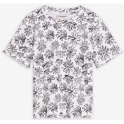 bonprix Kort T-shirt i bomullsmix bonprix Kort T-shirt i bomullsmix