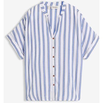 bonprix Blus i krinklad viskos med mjukt fall bonprix Blus i krinklad viskos med mjukt fall