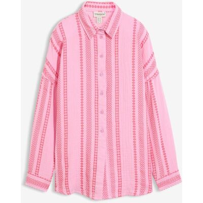 bonprix Skjortblus av luftig muslin bonprix Skjortblus av luftig muslin