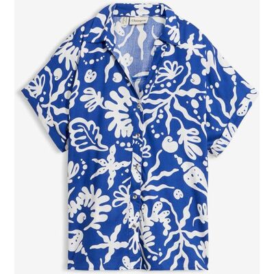 bonprix Skjortblus i följsam viskos bonprix Skjortblus i följsam viskos