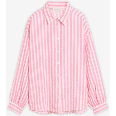 bonprix Skjortblus i bomullsmuslin bonprix Skjortblus i bomullsmuslin