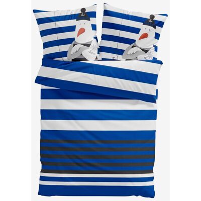 bonprix Påslakanset med marint randmönster bonprix Påslakanset med marint randmönster