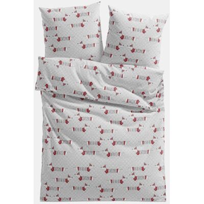 bonprix Påslakanset i flanell med julmotiv bonprix Påslakanset i flanell med julmotiv