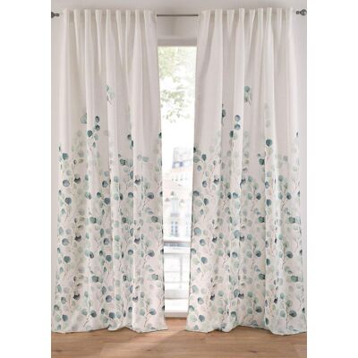 bonprix Strukturgardin med blommigt tryck (1-pack) bonprix Strukturgardin med blommigt tryck (1-pack)