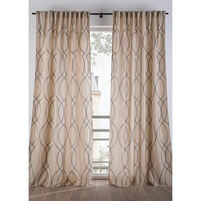 bonprix Gardin med melerad effekt (1-pack) bonprix Gardin med melerad effekt (1-pack)