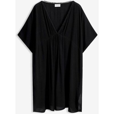 bonprix Oversizestrandtunika i krinklat material med struktur bonprix Oversizestrandtunika i krinklat material med struktur