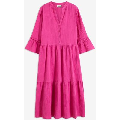 bonprix Mellanlång klänning i muslin bonprix Mellanlång klänning i muslin