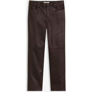 bonprix Byxa i skinnimitation med used-look bonprix Byxa i skinnimitation med used-look