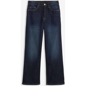 bonprix Fodrade jeans med jerseyfoder och vida ben, Mid Waist bonprix Fodrade jeans med jerseyfoder och vida ben, Mid Waist