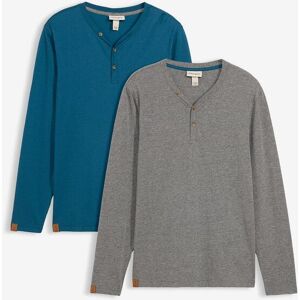 bonprix Långärmad farfarströja med ekologisk bomull (2-pack) bonprix Långärmad farfarströja med ekologisk bomull (2-pack)