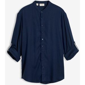 bonprix Långärmad skjorta i svalkande viskos och linne bonprix Långärmad skjorta i svalkande viskos och linne