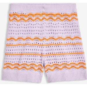bonprix Stickade shorts i bomullsmix med linne bonprix Stickade shorts i bomullsmix med linne