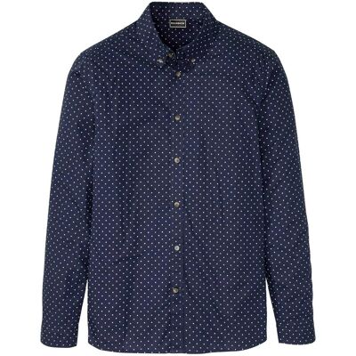 bonprix Långärmad skjorta i bomull, Slim Fit bonprix Långärmad skjorta i bomull, Slim Fit