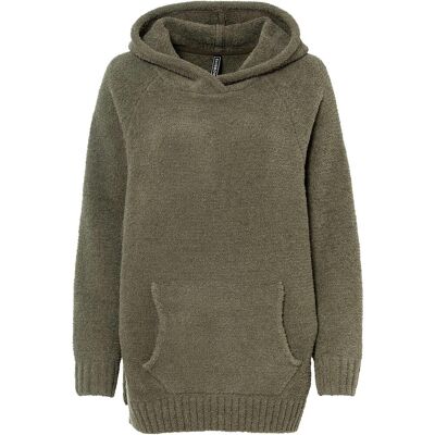 bonprix Sweatshirt med huva och teddyfleece bonprix Sweatshirt med huva och teddyfleece
