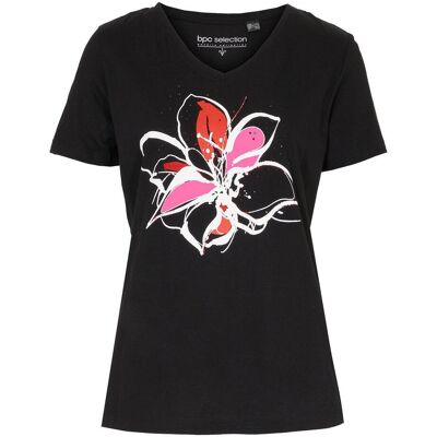 bonprix T-shirt med blommigt tryck bonprix T-shirt med blommigt tryck