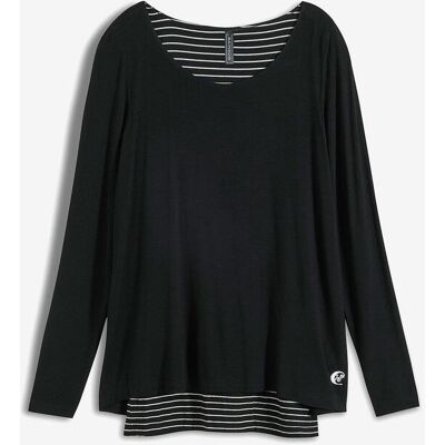bonprix Långärmad longshirt med dubbla lager bonprix Långärmad longshirt med dubbla lager