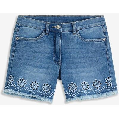 bonprix Jeansshorts med hålbroderi bonprix Jeansshorts med hålbroderi