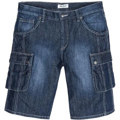 bonprix Jeansshorts i cargomodell, normal passform bonprix Jeansshorts i cargomodell, normal passform