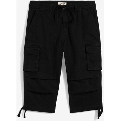 bonprix Stretchig cargobyxa med vida ben i 3/4-längd, Loose Fit bonprix Stretchig cargobyxa med vida ben i 3/4-längd, Loose Fit