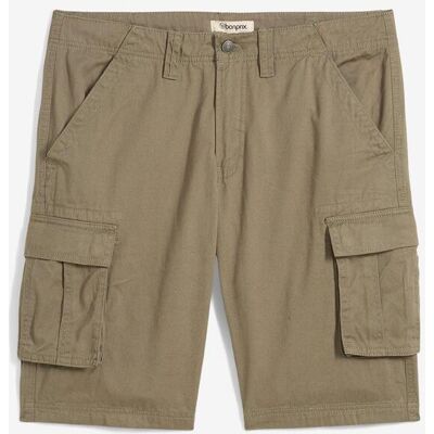 bonprix Cargoshorts i bomull, avslappnad passform bonprix Cargoshorts i bomull, avslappnad passform