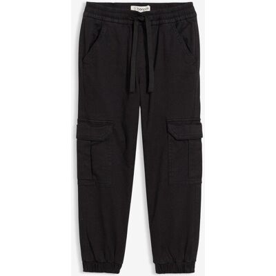 bonprix Jerseyfodrad cargobyxa i Regular Fit bonprix Jerseyfodrad cargobyxa i Regular Fit