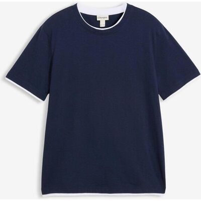 bonprix T-shirt av slubbgarn med 2-i-1-look bonprix T-shirt av slubbgarn med 2-i-1-look