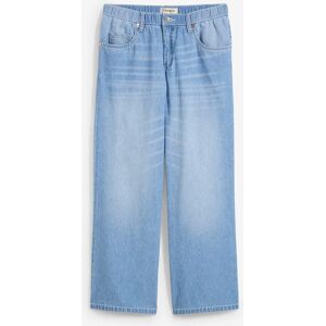 bonprix Straight Jeans Mid Waist med bekväm midja, cropped bonprix Straight Jeans Mid Waist med bekväm midja, cropped