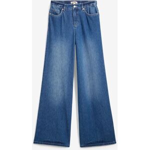 bonprix Wide Leg Jeans High Waist, Full Length, med bekväm midja bonprix Wide Leg Jeans High Waist, Full Length, med bekväm midja