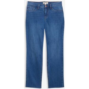 bonprix Straight Jeans Mid Waist, med ekologisk bomull, cropped bonprix Straight Jeans Mid Waist, med ekologisk bomull, cropped