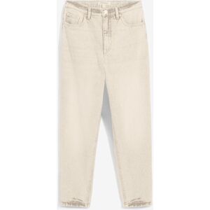 bonprix Mom Jeans, High Waist, Low Stretch, cropped bonprix Mom Jeans, High Waist, Low Stretch, cropped