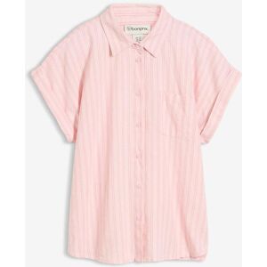 bonprix Kortärmad blus i linnemix bonprix Kortärmad blus i linnemix
