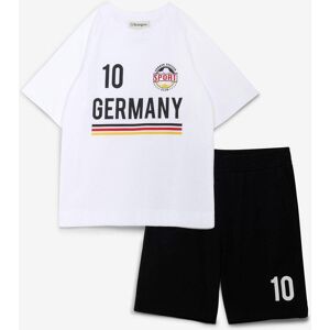 bonprix T-shirt och shorts i jersey av mjuk ekologisk bomull (2 delar) bonprix T-shirt och shorts i jersey av mjuk ekologisk bomull (2 delar)