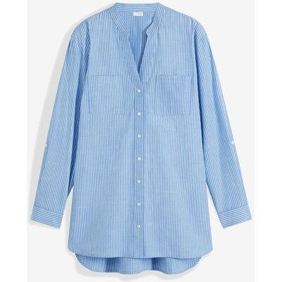bonprix Lång blus med uppvikta ärmar bonprix Lång blus med uppvikta ärmar