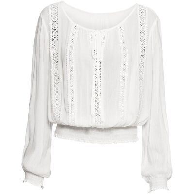 bonprix Dra på-blus i mjuk viskos bonprix Dra på-blus i mjuk viskos
