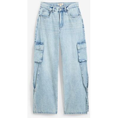 bonprix Cargo jeans med medelhög midja bonprix Cargo jeans med medelhög midja