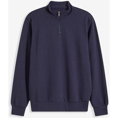 bonprix Sweatshirt med krage och kort dragkedja bonprix Sweatshirt med krage och kort dragkedja