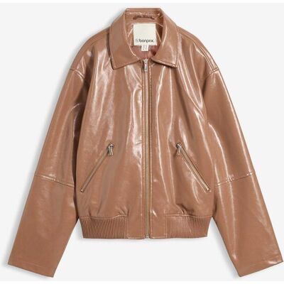 bonprix Kort jacka i skinnimitation bonprix Kort jacka i skinnimitation