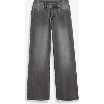 bonprix Wide Leg Jeans, Mid Waist, Stretch bonprix Wide Leg Jeans, Mid Waist, Stretch