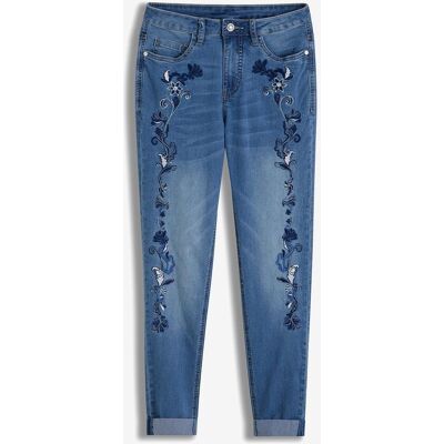 bonprix Slim Jeans Mid Waist, cropped bonprix Slim Jeans Mid Waist, cropped