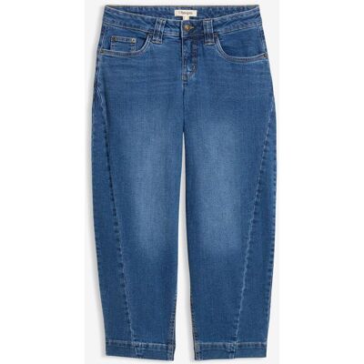 bonprix Barrel Jeans, Mid Waist, cropped bonprix Barrel Jeans, Mid Waist, cropped