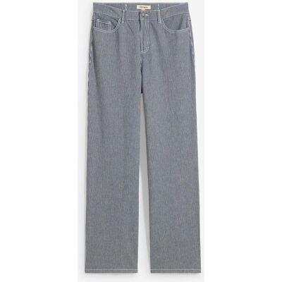 bonprix Loose Straight Jeans High Waist, randiga bonprix Loose Straight Jeans High Waist, randiga