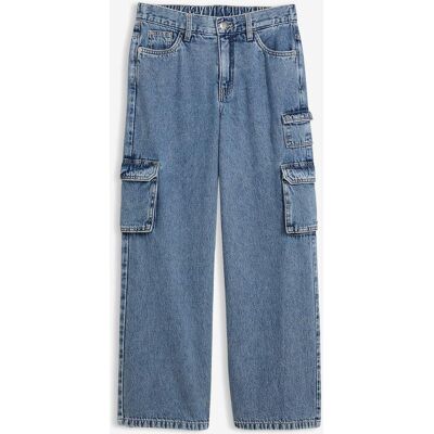 bonprix Wide Leg-cargojeans Mid Waist bonprix Wide Leg-cargojeans Mid Waist