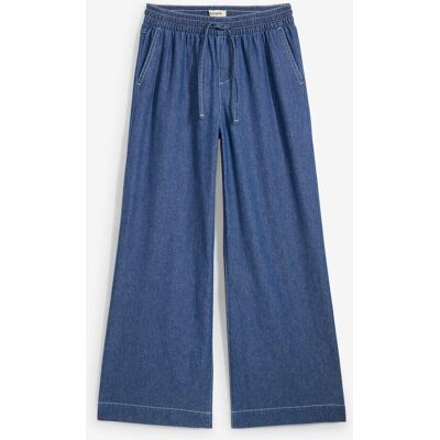 bonprix Wide Leg Jeans, Mid Waist, med bekväm midja bonprix Wide Leg Jeans, Mid Waist, med bekväm midja